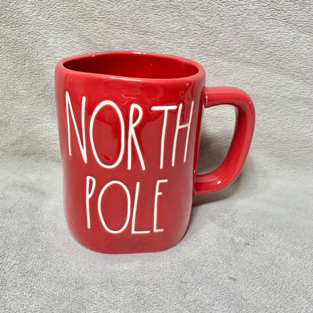 Rae Dunn “NORTH POLE” Red Christmas Mug